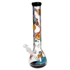 Black Leaf - Black Space Ship Flask Bong Ice