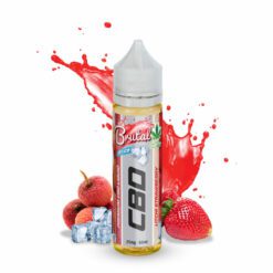 Brutal-CBD-25mg-Litchi-Strawberry-On-Ice-e-liquid-vape-juice-vaperite