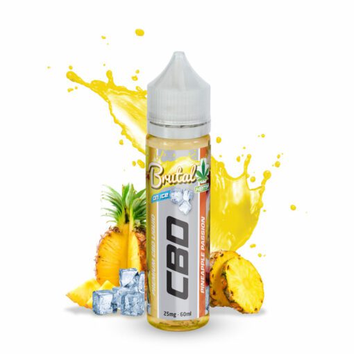 Brutal-CBD-25mg-Pineapple-Passion-On-Ice-e-liquid-vape-juice-vaperite