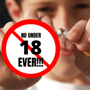 No under 18 - Vaping - Dry Herb